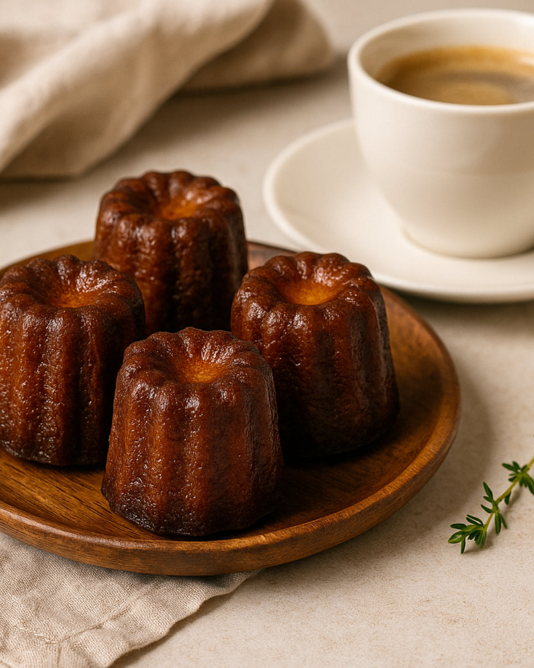 Canelés with no added sugar